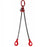 2 Leg 7.5 tonne 13mm Lifting Chain Sling with choice of length and hooks