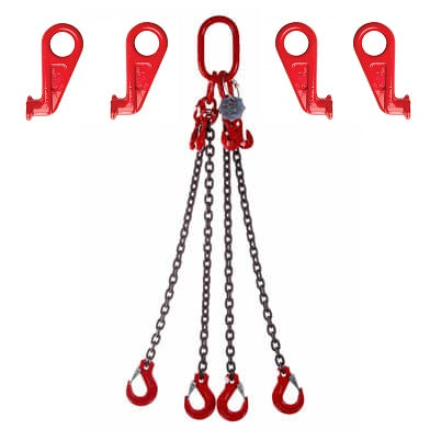 20ft Container Lifting Chain Sling with choice of hooks