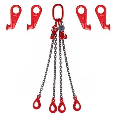 40ft Container Lifting Chain Sling with choice of hooks