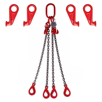Container Slings 40ft Container Lifting Chain Sling with choice of hooks — WSB ...