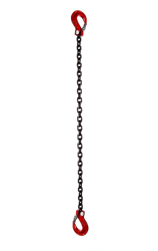 1 Leg 3.15 tonne 10mm Drop Chain Sling with choice of length and hooks
